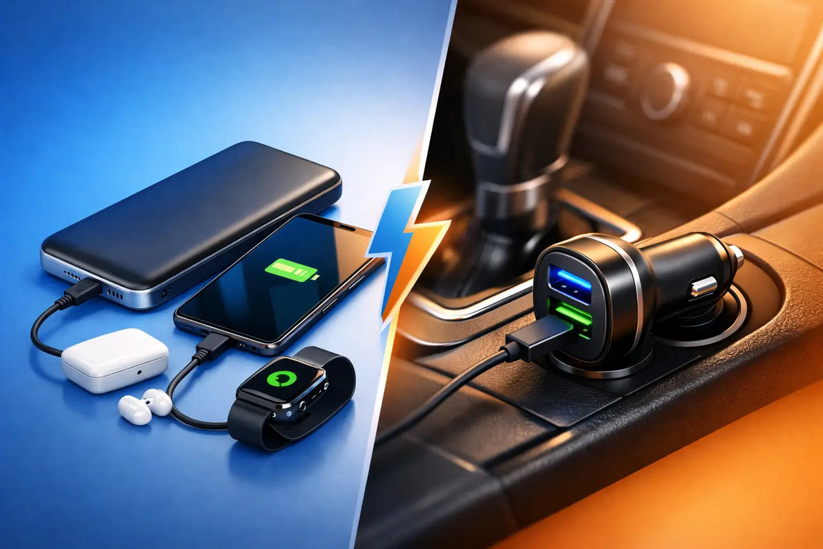 Power Bank vs Car Charger: Which Fits?