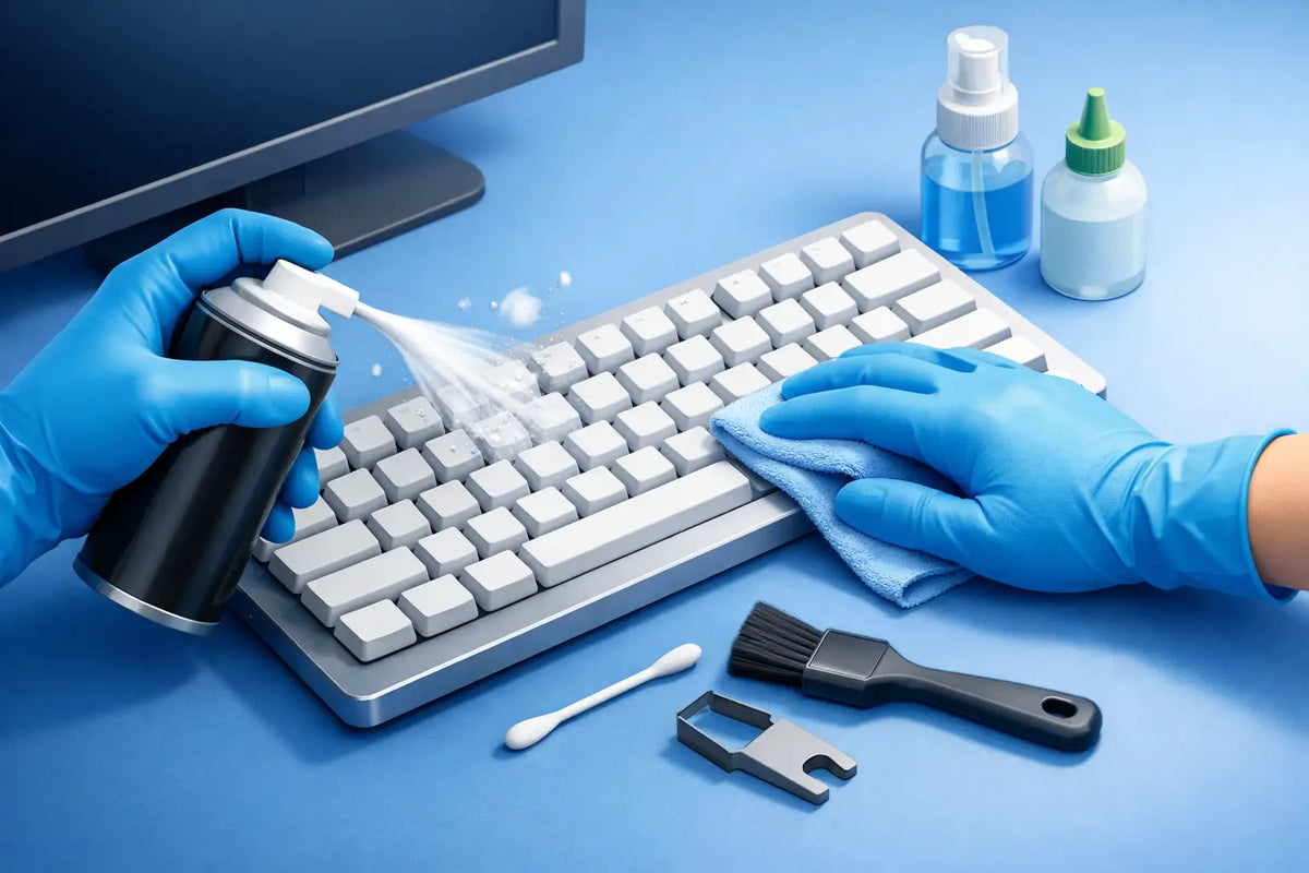How to Clean Keyboard Properly Without Damage
