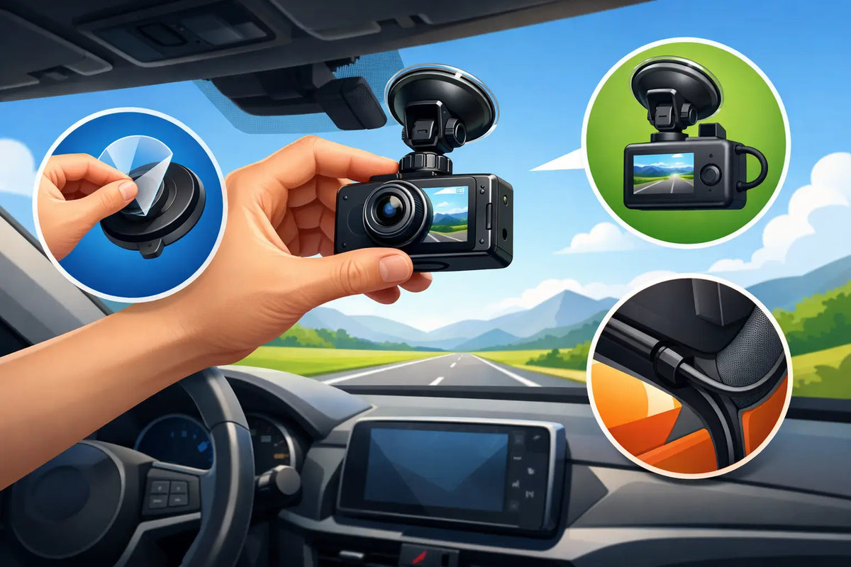 How to Mount Dash Camera the Right Way