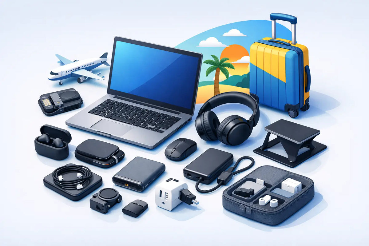 9 Laptop Accessories for Travel That Help