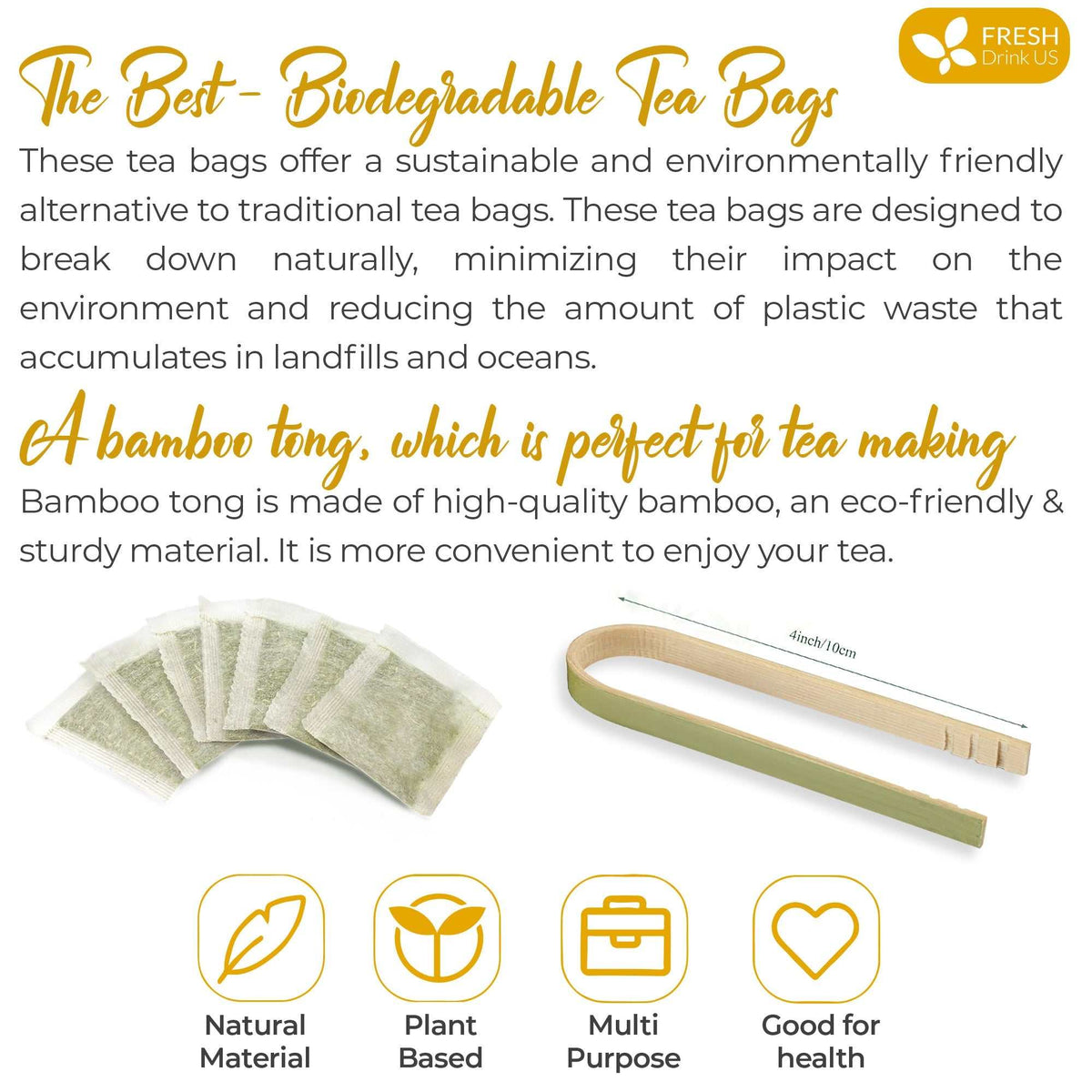 Turmeric, Ginger, Cinnamon Tea, Tea Bags, 100% Natural, Hand-made Blend of Turmeric, Ginger, and Cinnamon. Eco-conscious Tea Bags. Turmeric Ginger Herbal Tea. No Sugar, No Caffeine, No Gluten, Vegan.